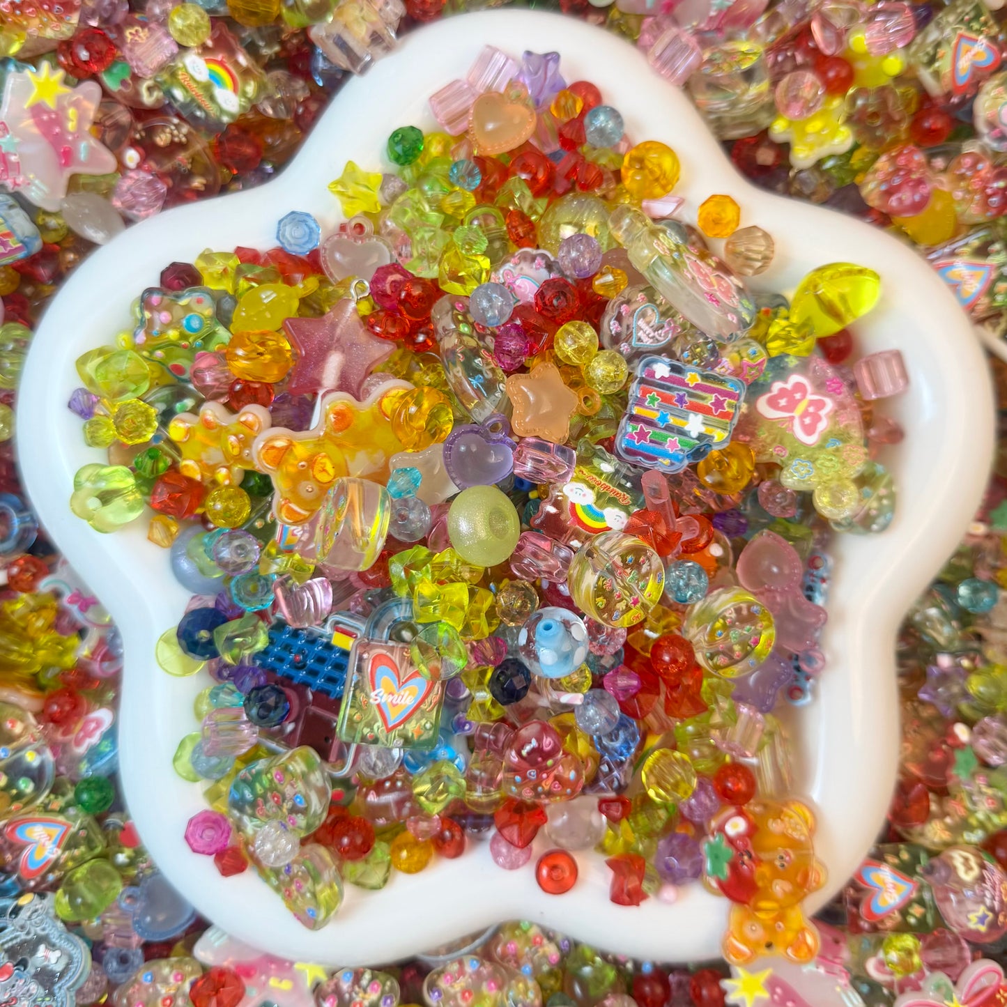 Sugar Rainbow Burst Beads