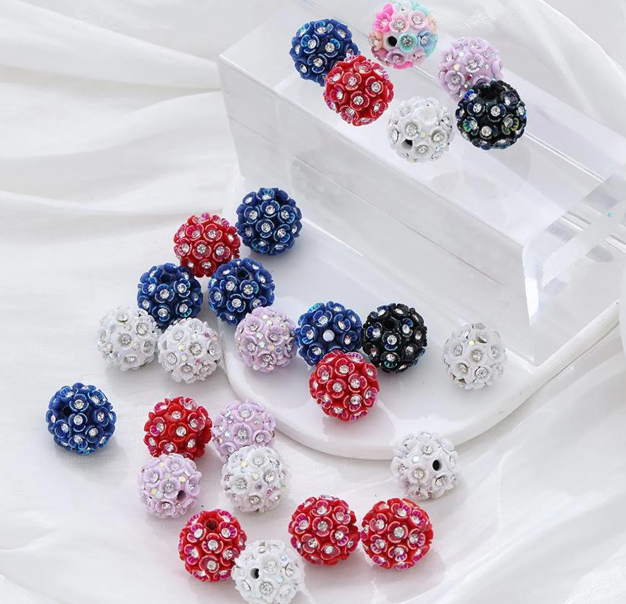 Flower balls/Rhinestone beads/Resin beads Blind Bags