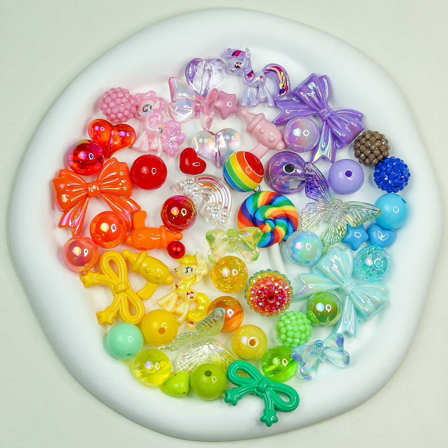 Rainbow Garden Beads