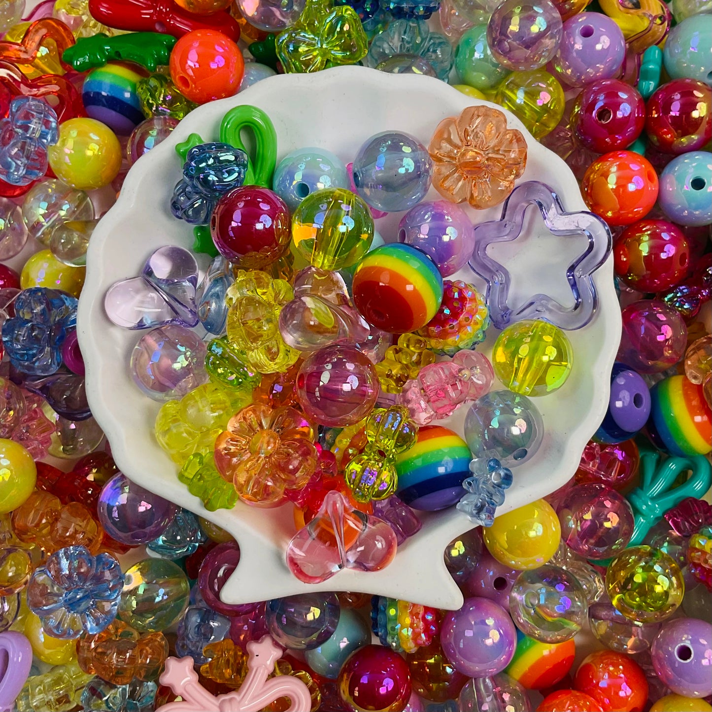 Rainbow Garden Beads