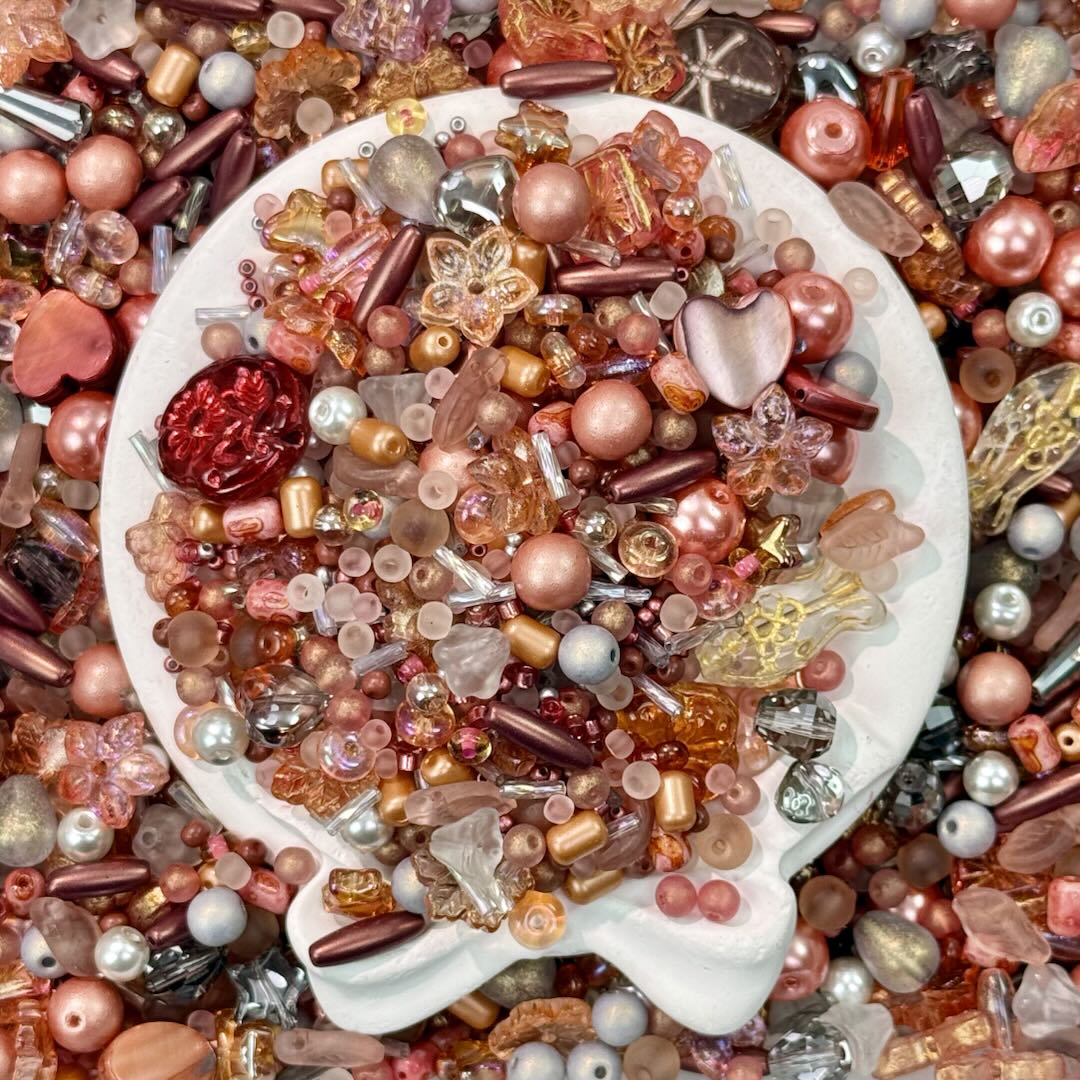 Bronze Beauty glass beads