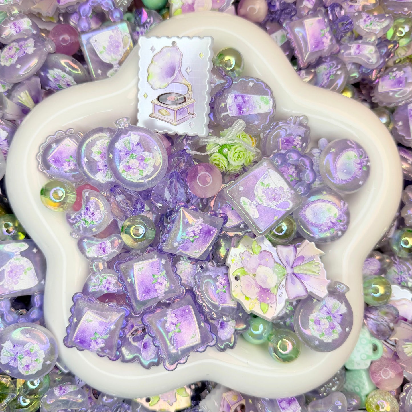 Violet Wisper beads