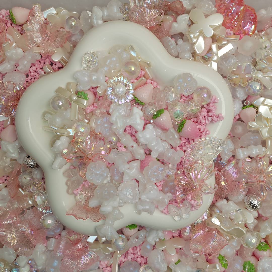 pink white