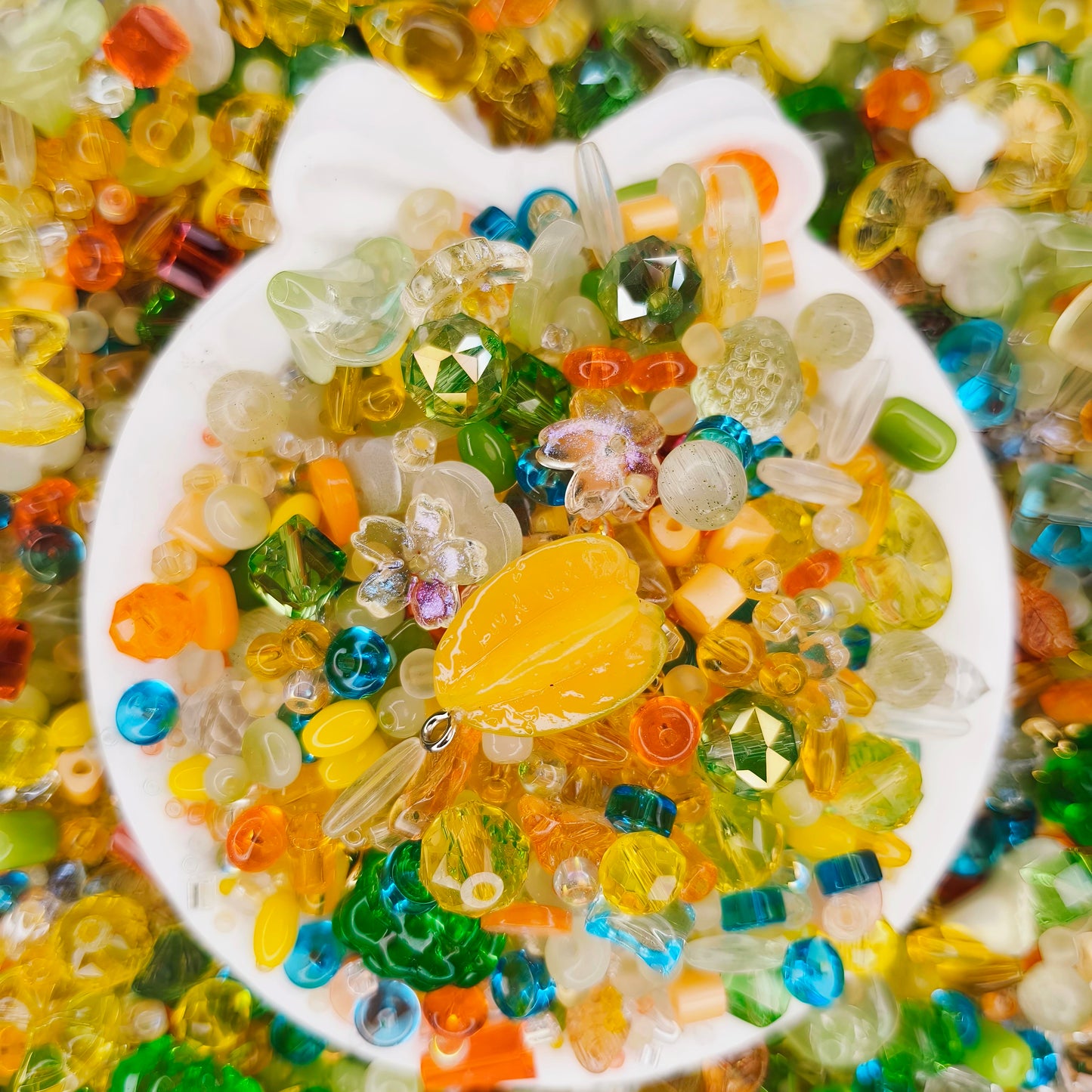 Tropical Fruit Platter glass beads