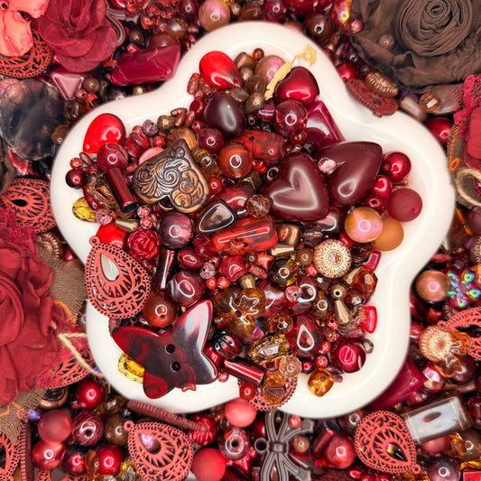 Baroque Red Beads