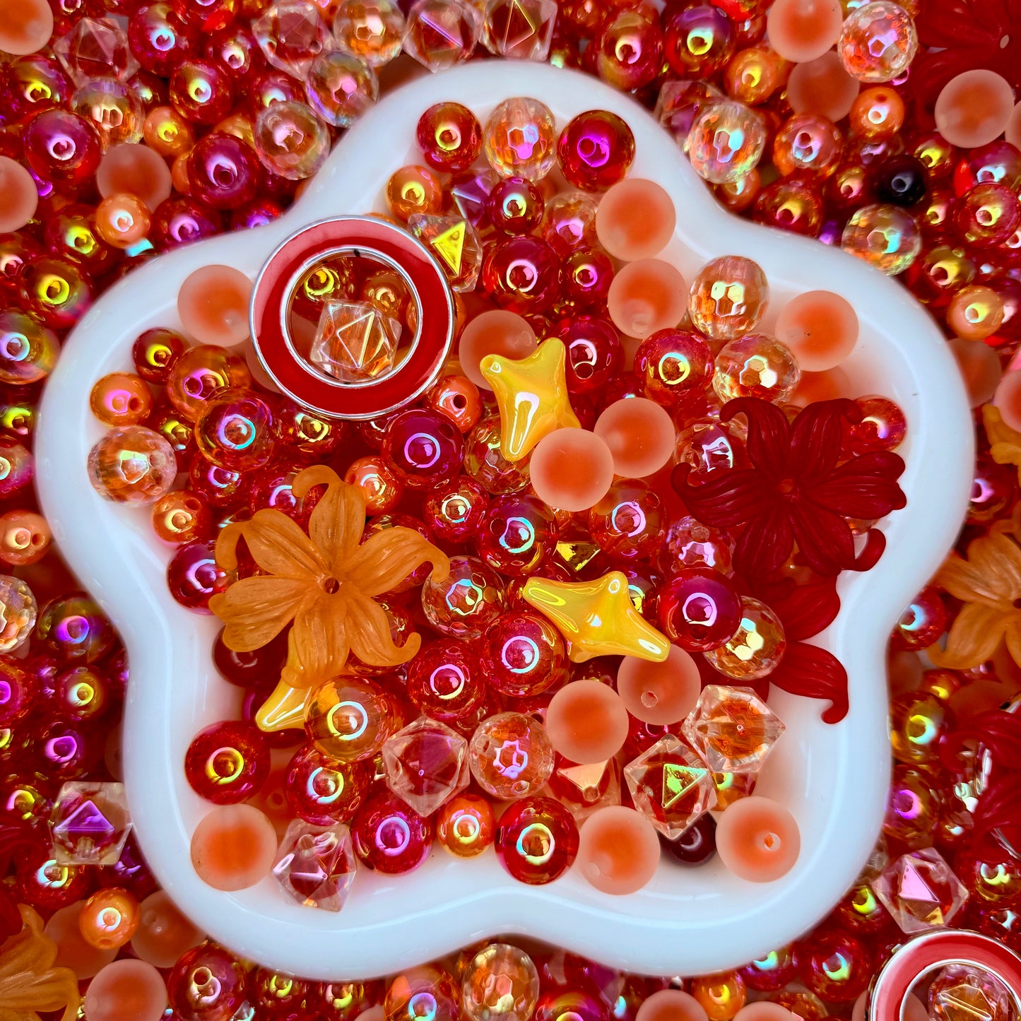 Sunset Ember Beads