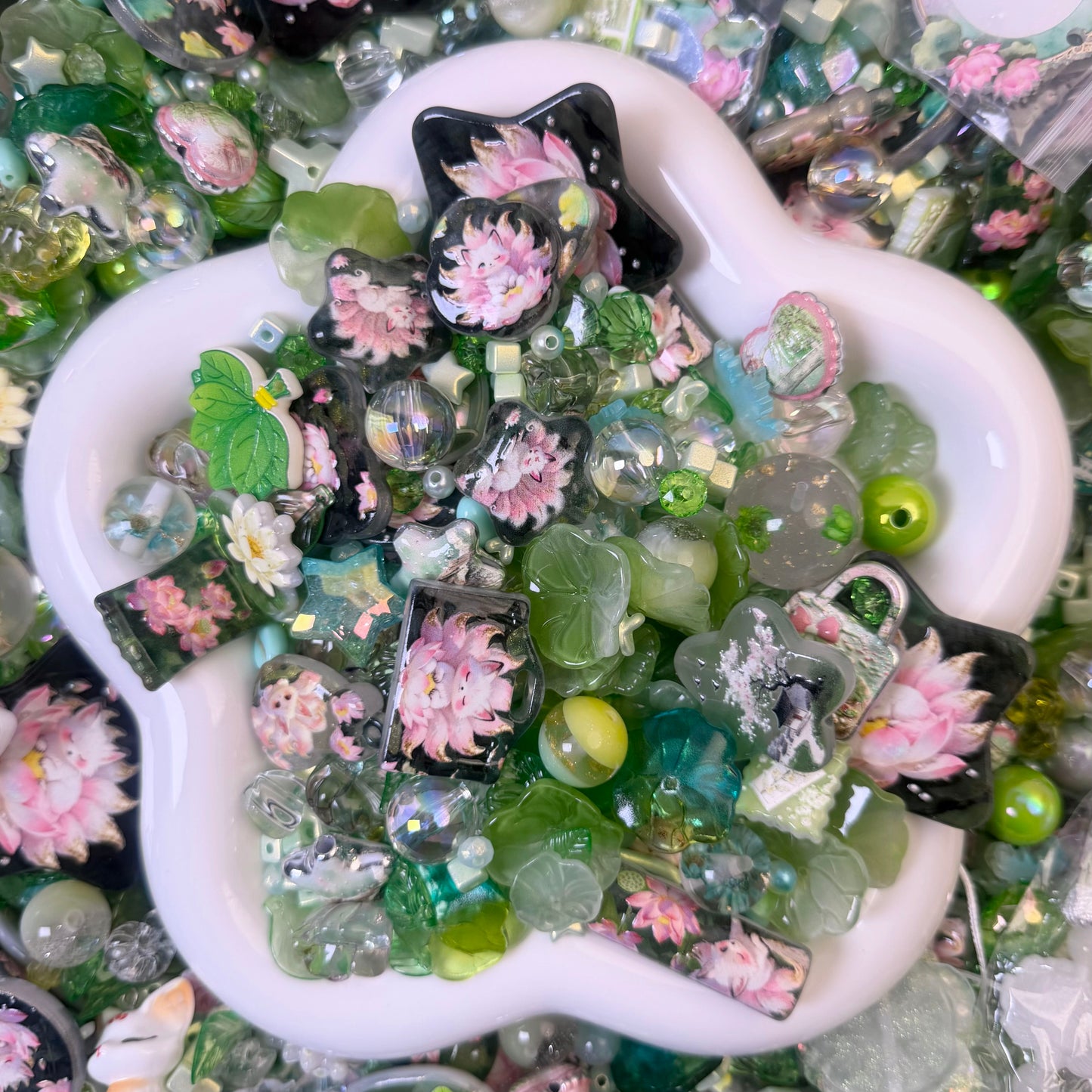 Lotus Fox Beads