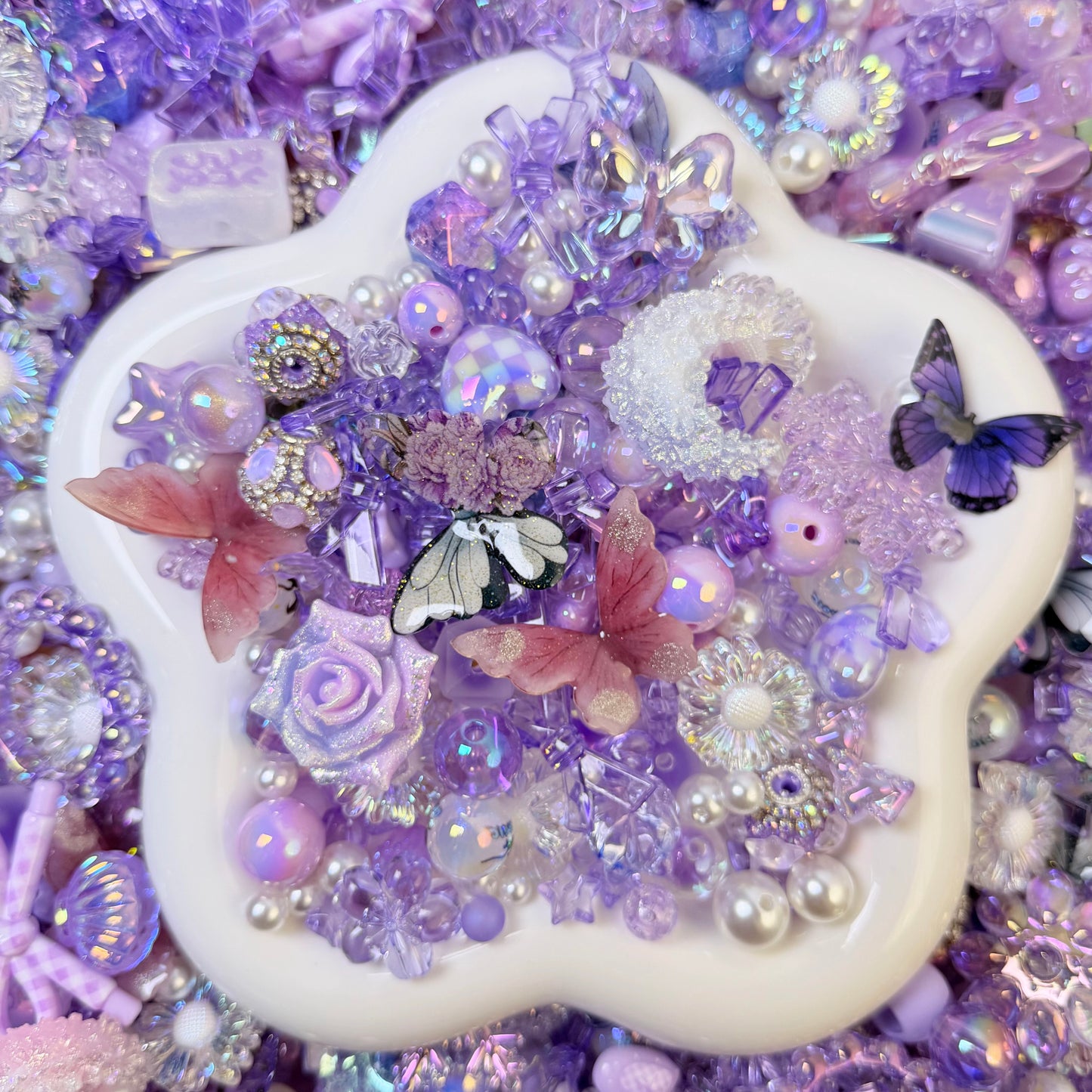 Violet Faerie Beads