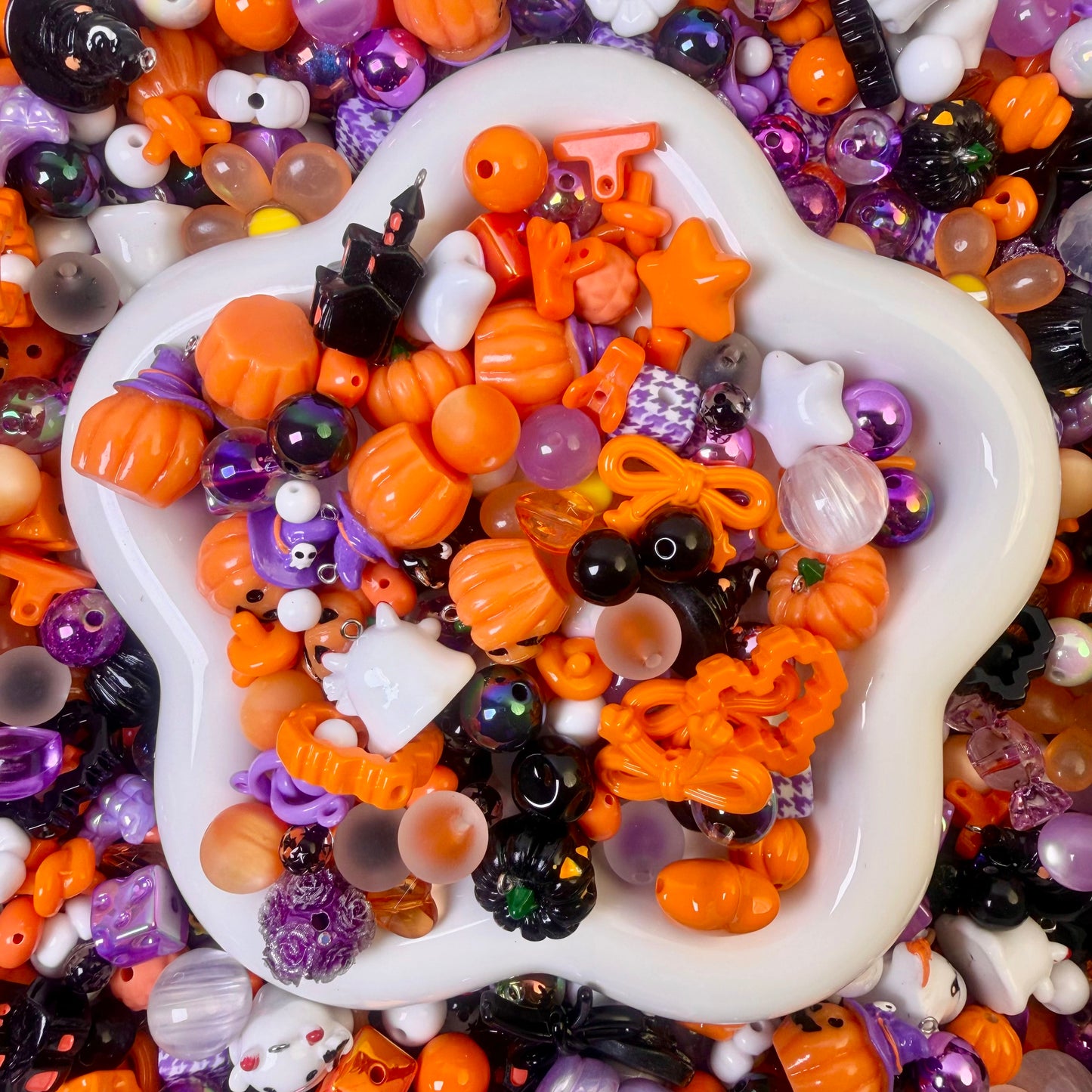 Halloween pumpkin Beads