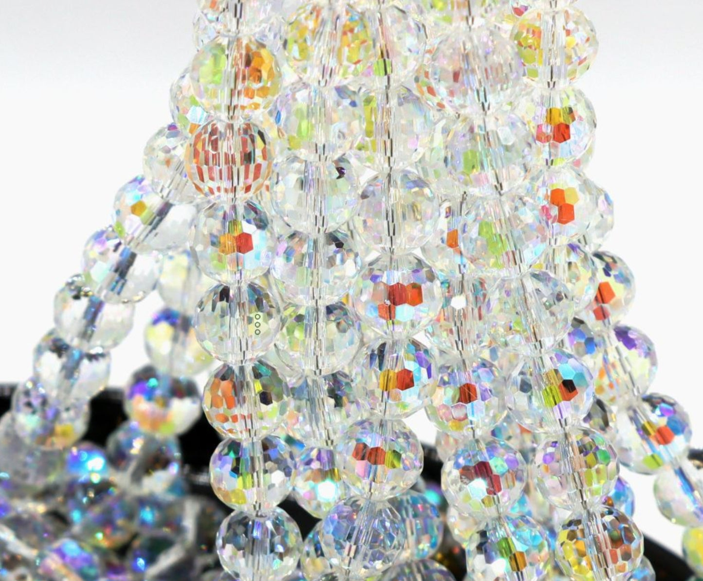 Crystal glass beads (wheel /round and other beads) Beadss Blind Bag