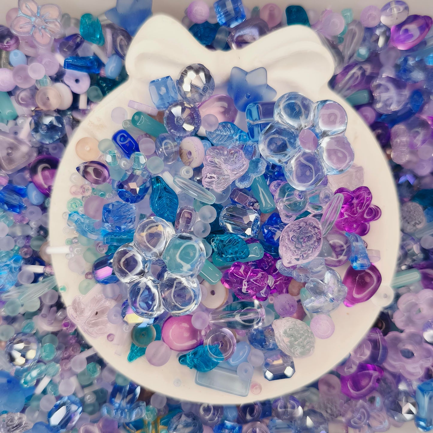 Twilight Nebula glass beads