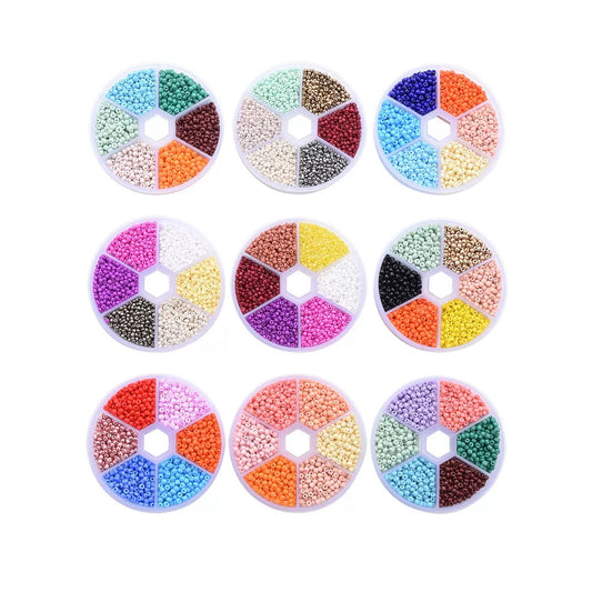 2-3mm Glass Millet Beads Combo Set