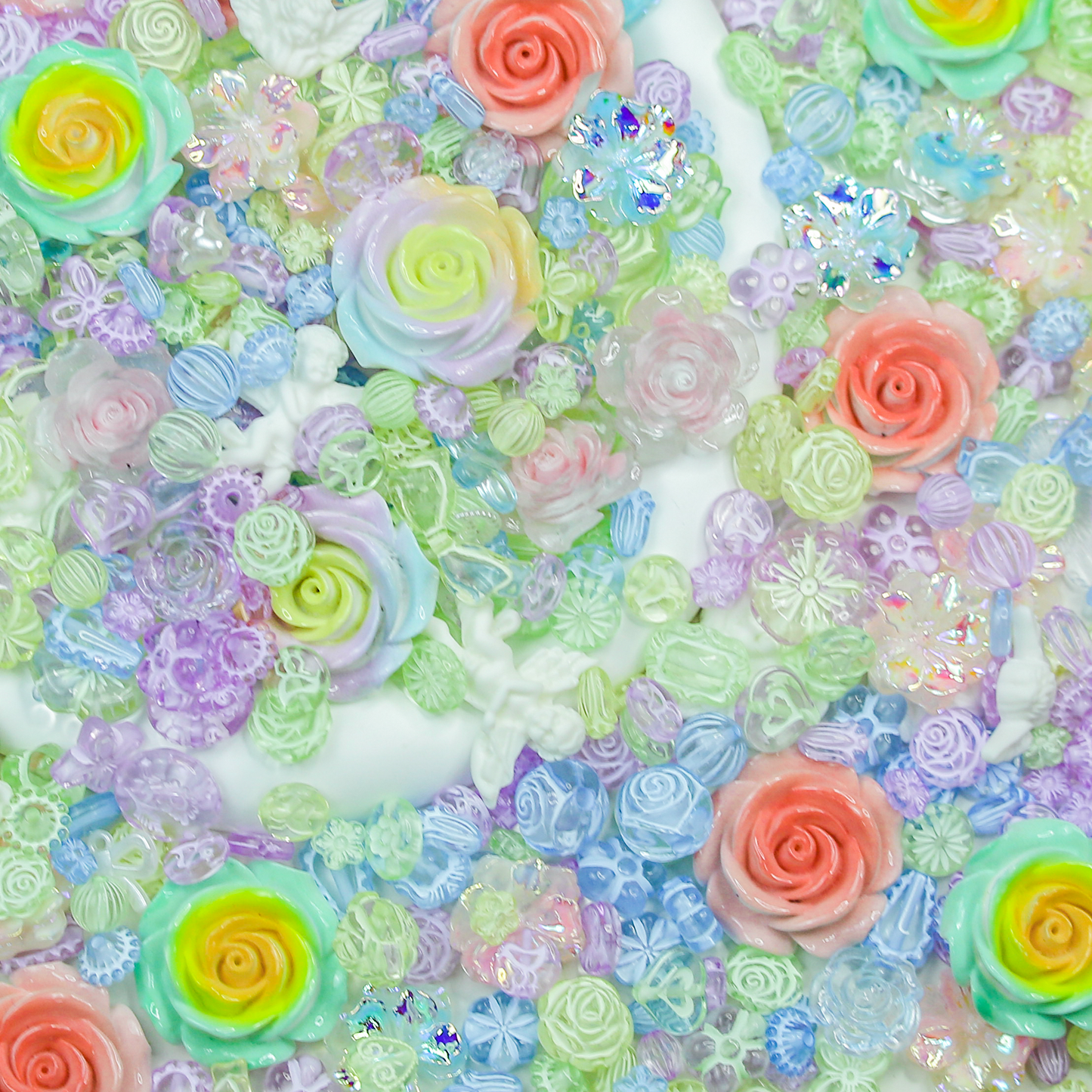 Crystal Rose Beads