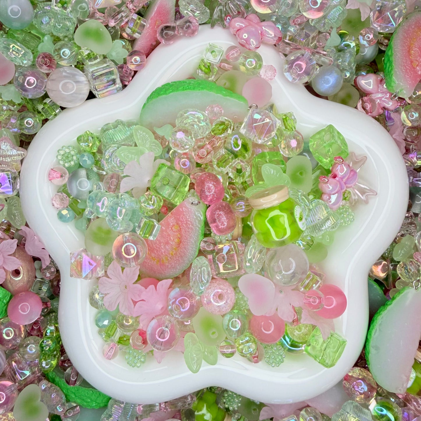 Guava Milkshake Beads