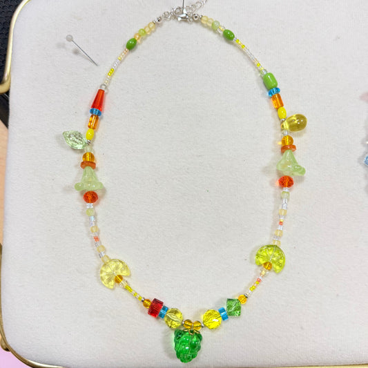Tropical Fruit Platter glass beads