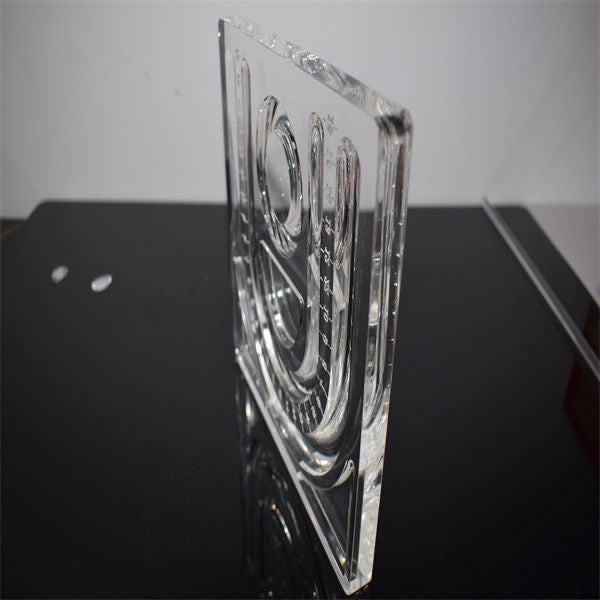 195mmx195mmHighly transparent acrylic necklace design tray