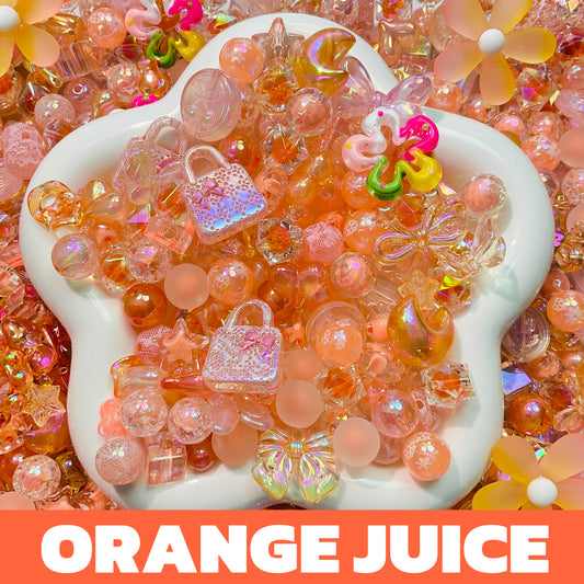 Tangerine Spark Orange Beads