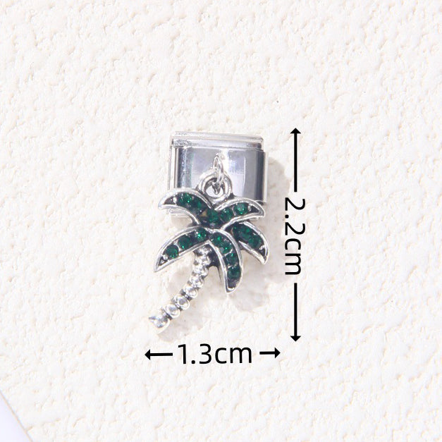 Italian Pendant Charms 9mm(5pcs charms)