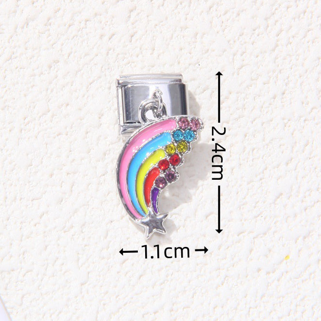 Italian Pendant Charms 9mm(5pcs charms)