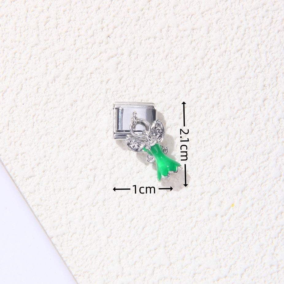 Italian Pendant Charms 9mm(5pcs charms)