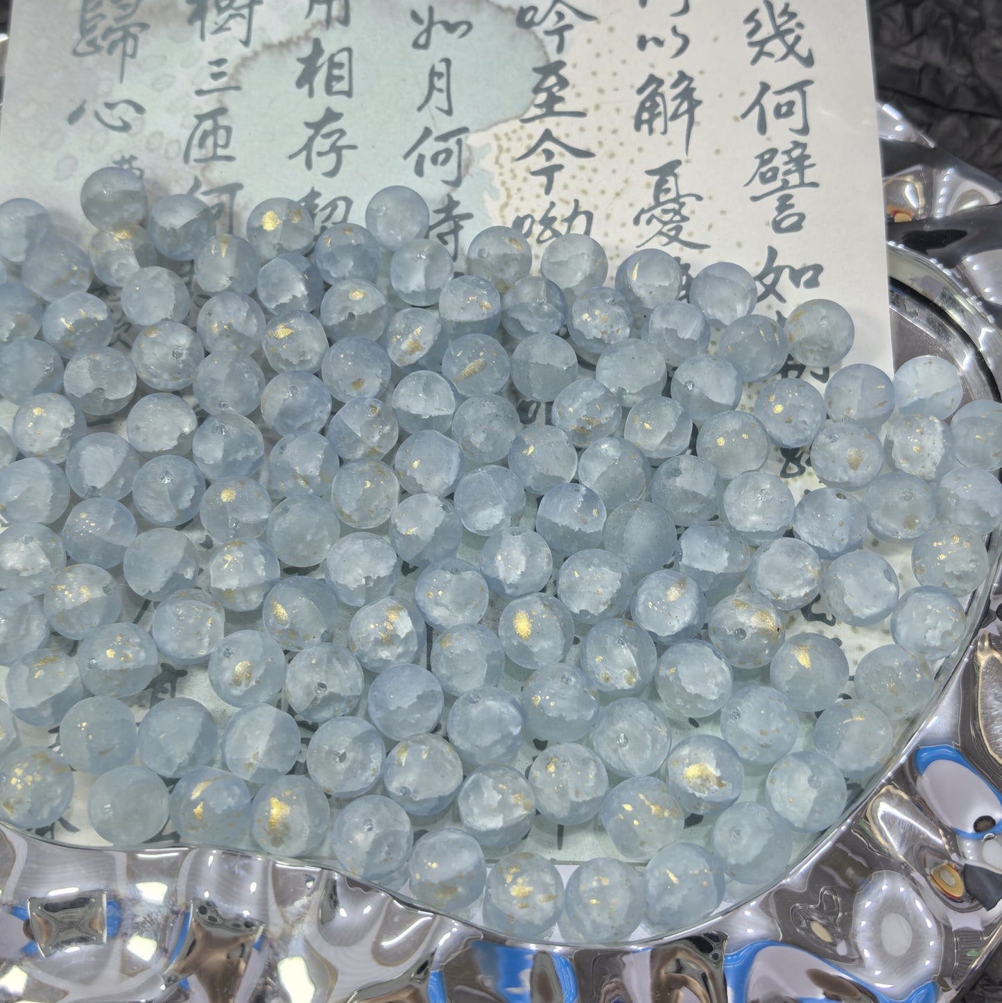 Crystal glass beads (wheel /round and other beads) Beadss Blind Bag