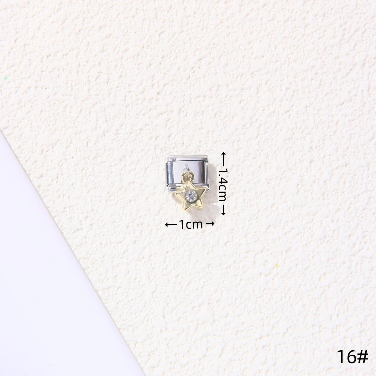 Italian Pendant Charms 9mm(5pcs charms)