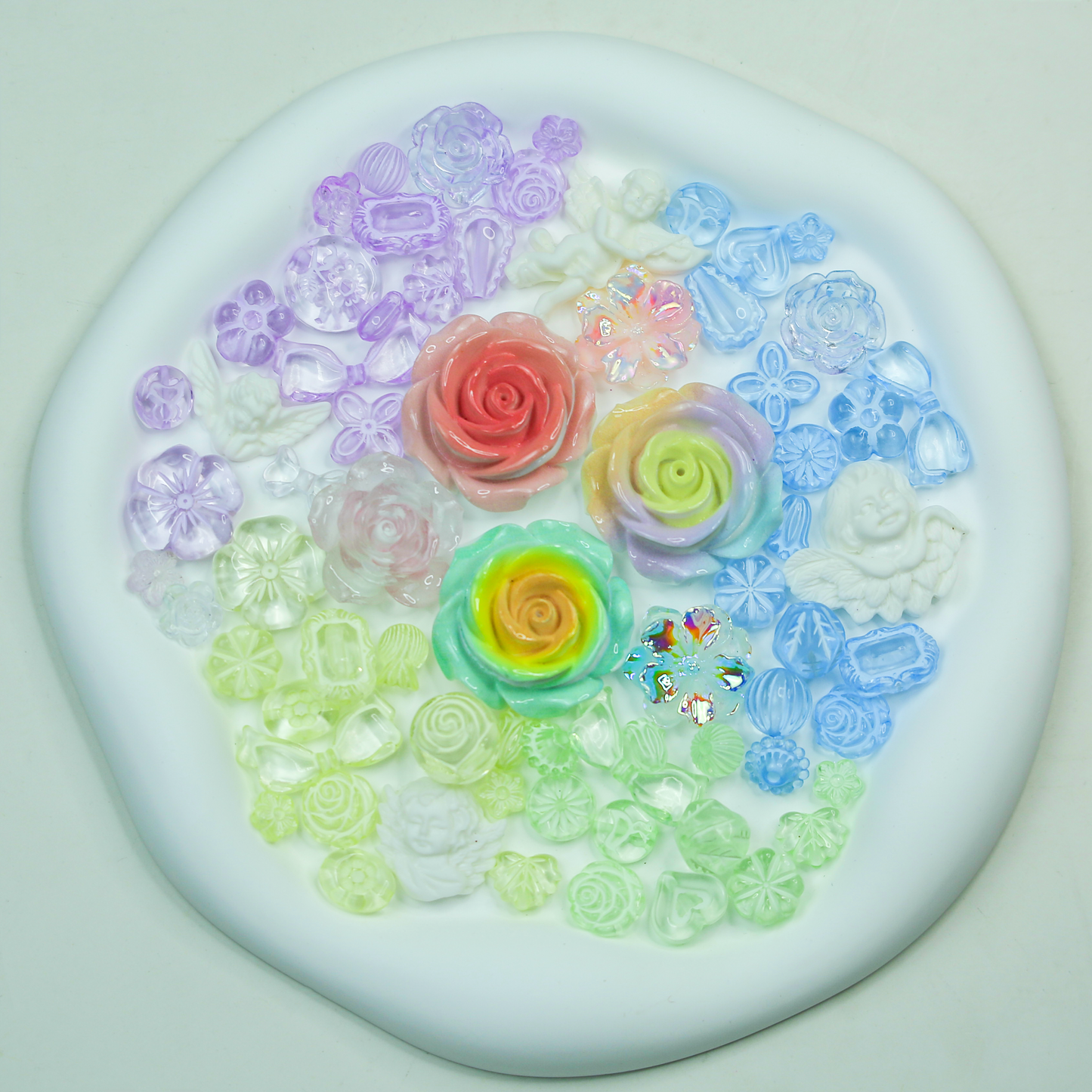 Crystal Rose Beads