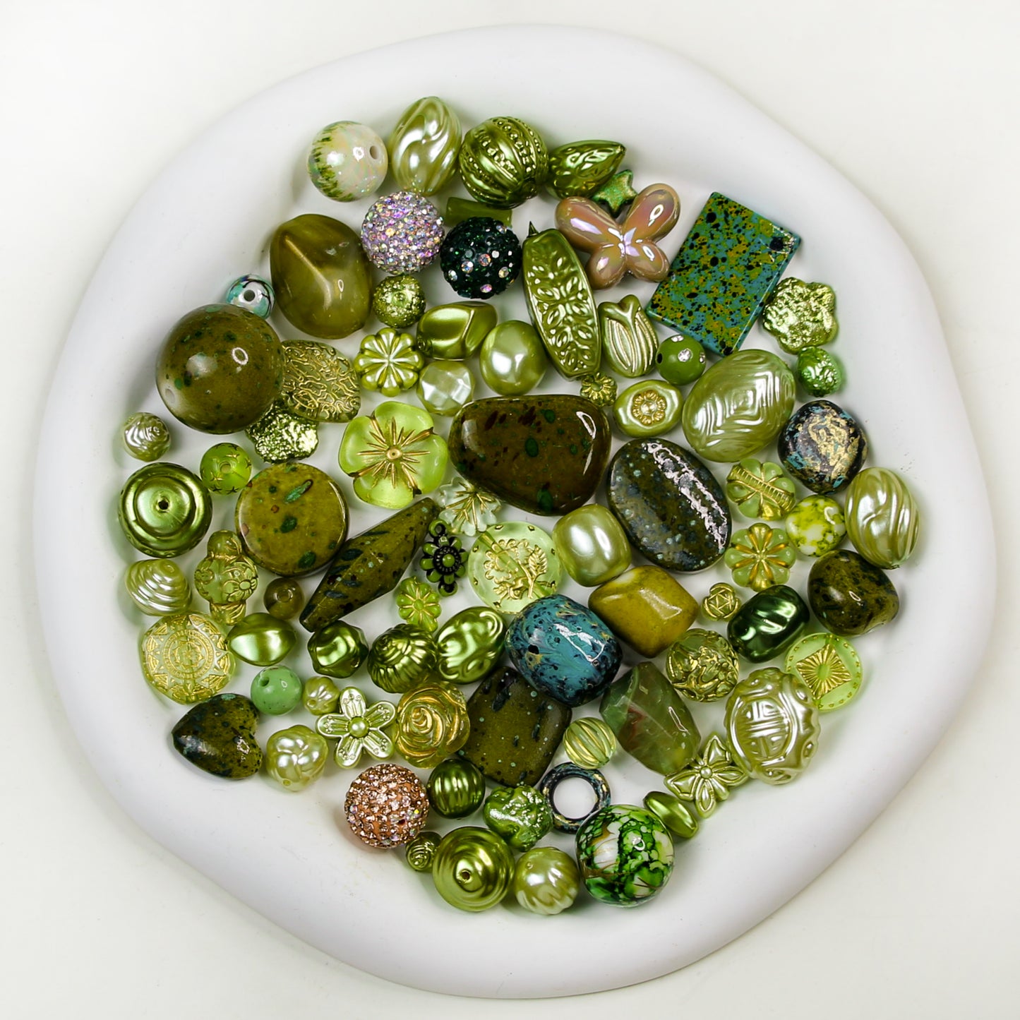 Jadeite Pearl beads