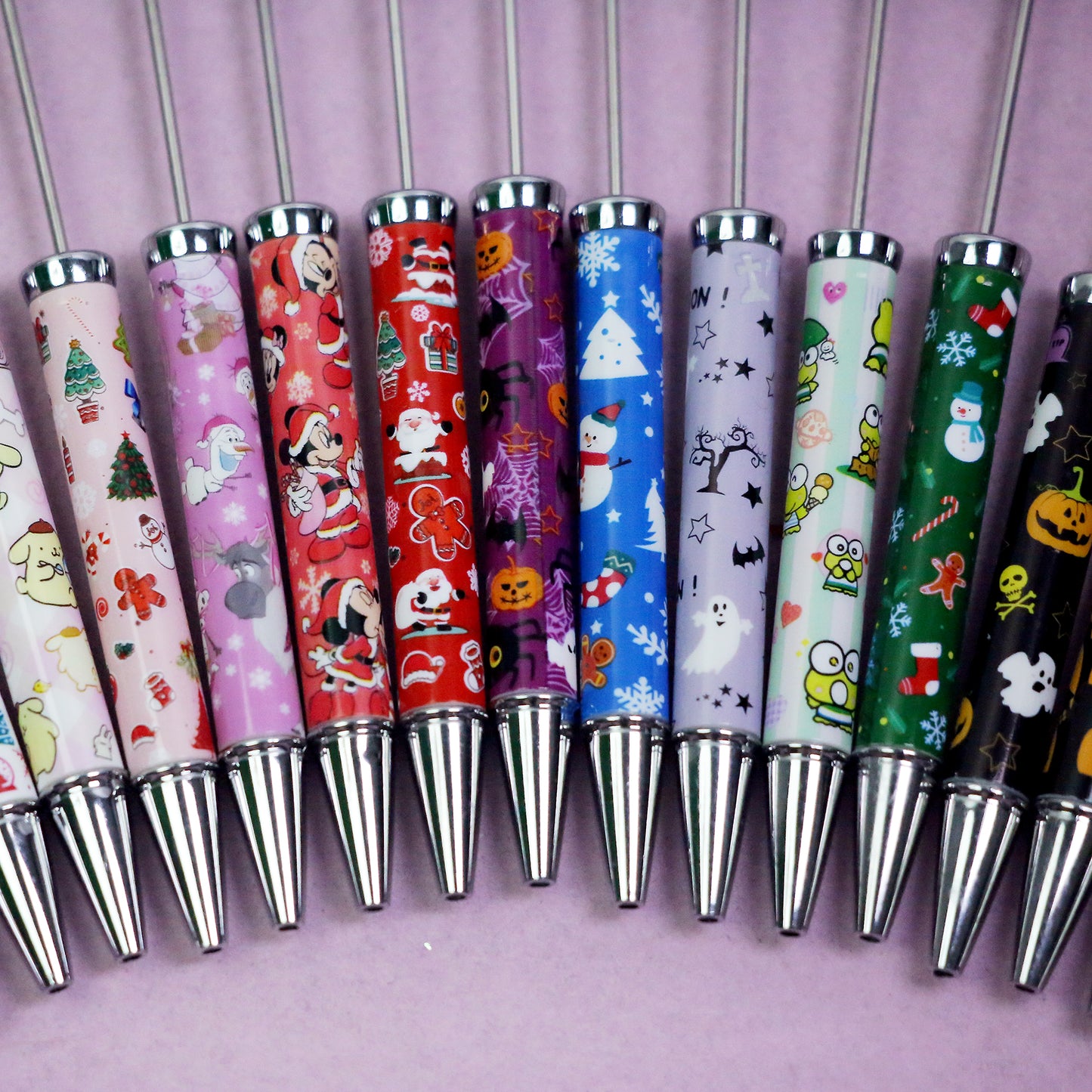 Printed beaded pen