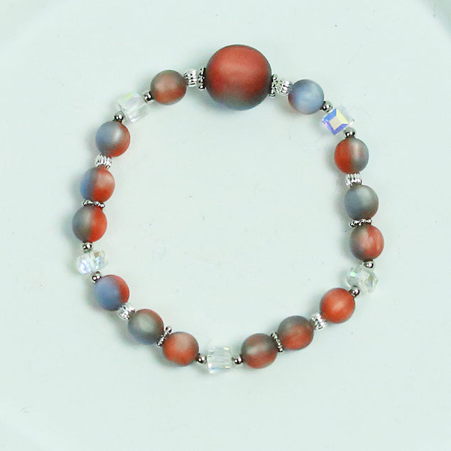 Resin beads bracelet set