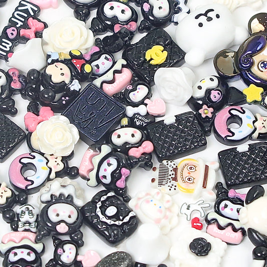 Cream Glue DIY Accessories 52 pcs