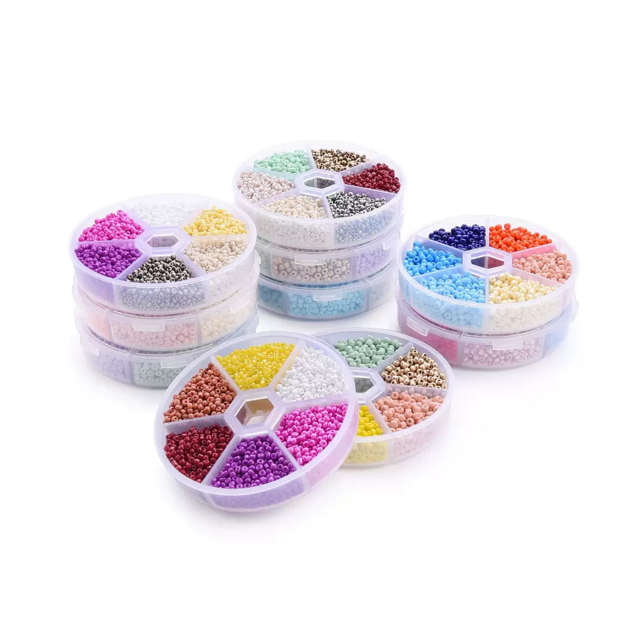 2-3mm Glass Millet Beads Combo Set