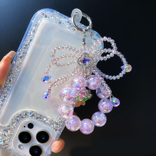 Sparkling Phone Charm | Multi-style Crystal & Rhinestone Strap | Fairycore Personalized Decorative Chain