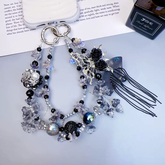 Sparkling Phone Charm | Multi-style Crystal & Rhinestone Strap | Fairycore Personalized Decorative Chain