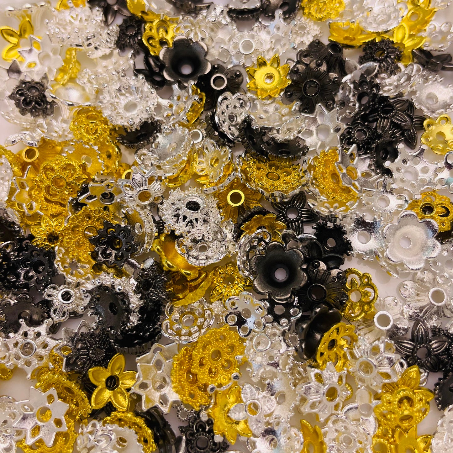 Flower Matel Spacer Beads