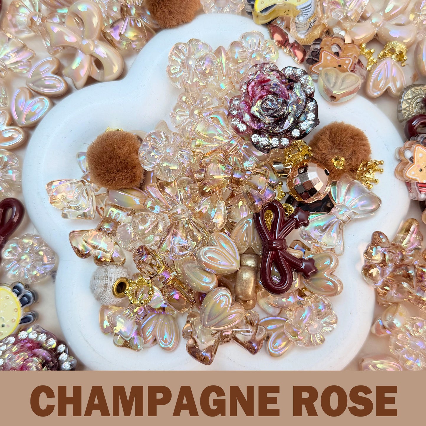 Champagne Rose Beads