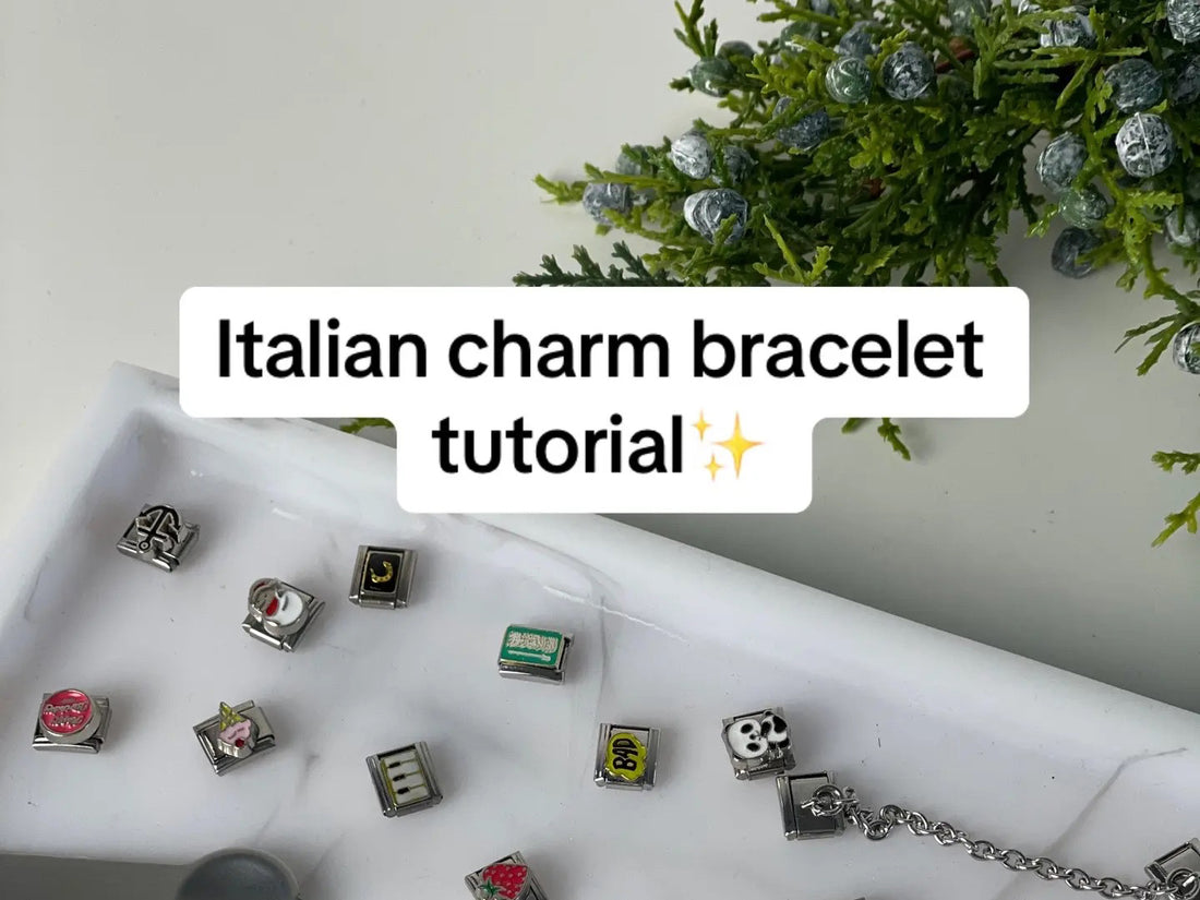 Italian module bracelet installation tutorial
