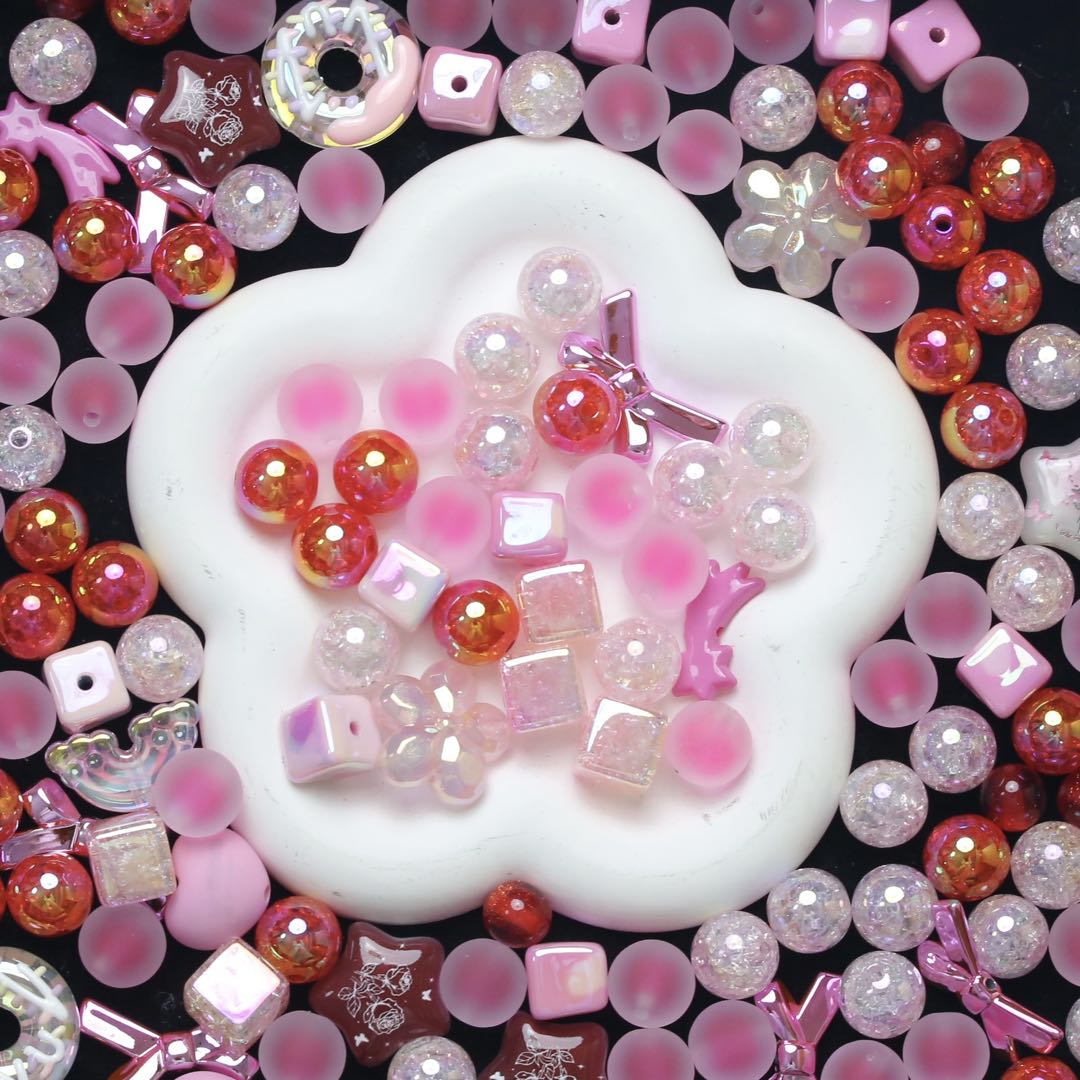 Live-stream mixed acrylic bead sale