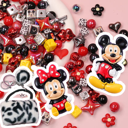 🔴Mickey Vintage red&black beads⚫️ -Open in Live