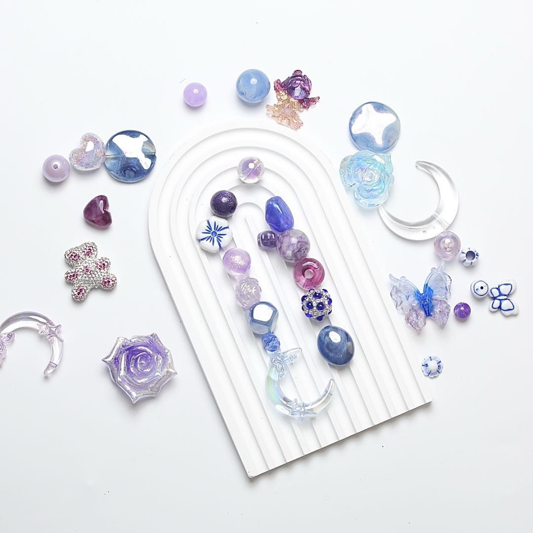 Live-stream mixed acrylic bead sale