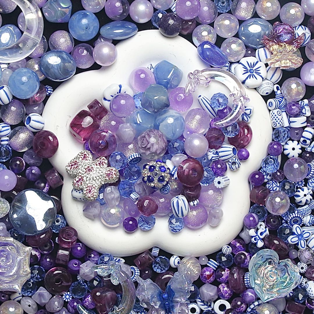 Live-stream mixed acrylic bead sale