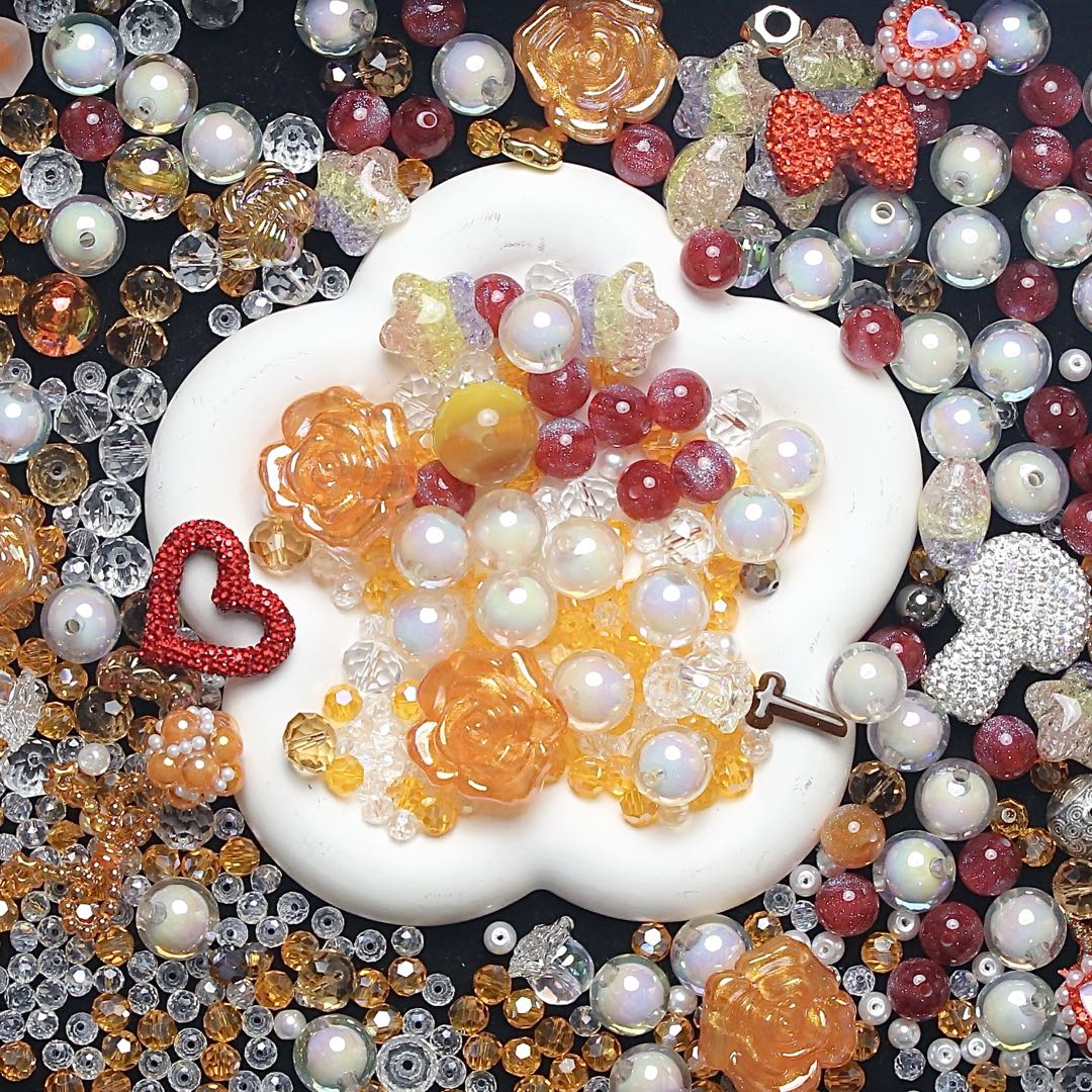 Live-stream mixed acrylic bead sale