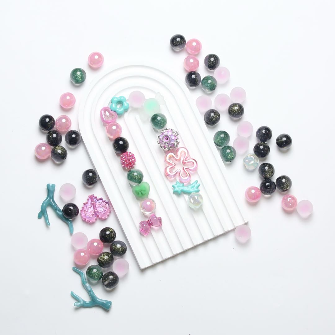 Live-stream mixed acrylic bead sale