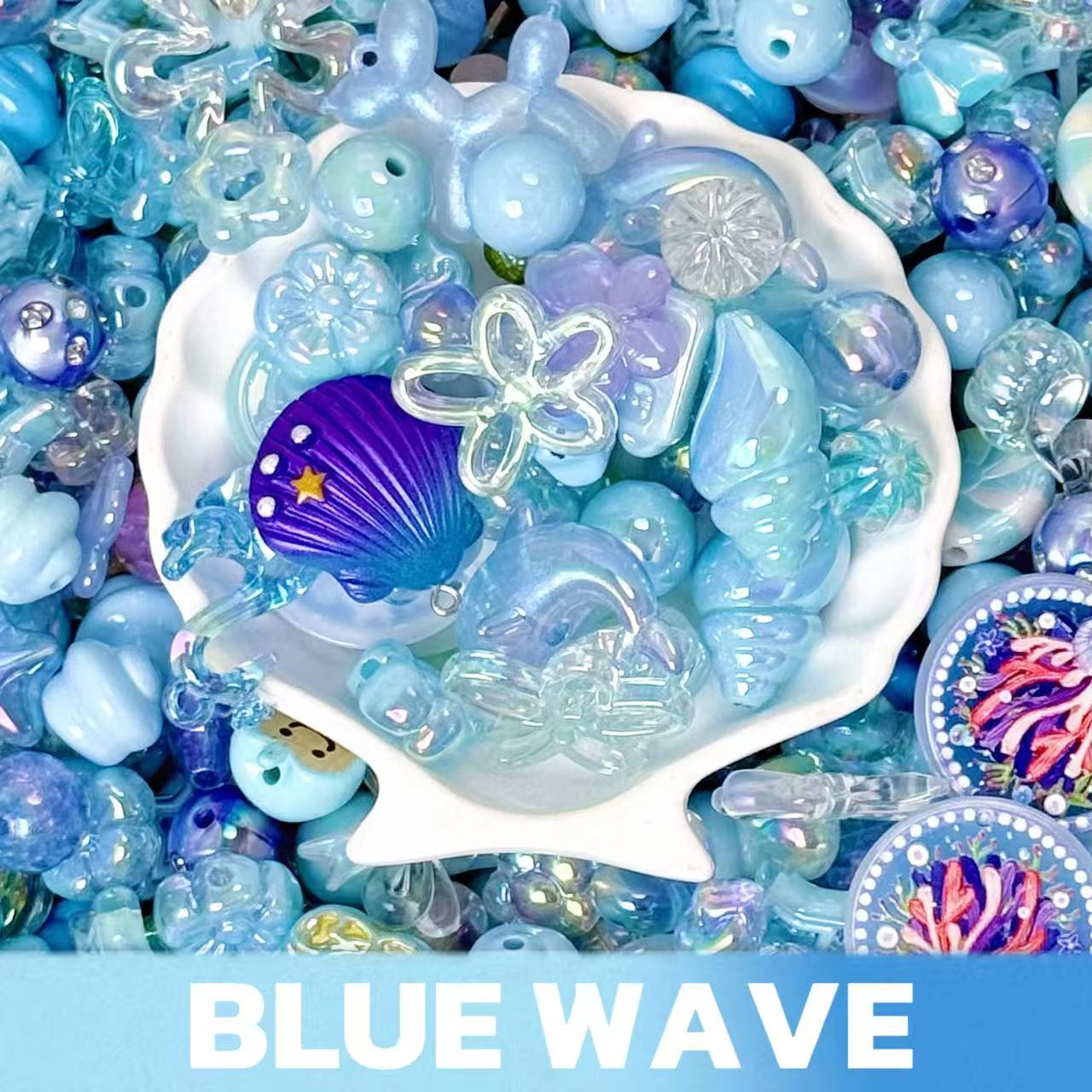 Blue Wave Beads