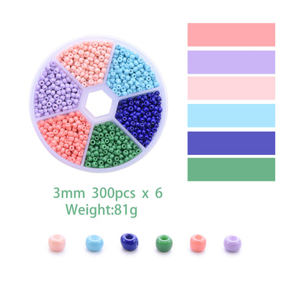 2-3mm Glass Millet Beads Combo Set