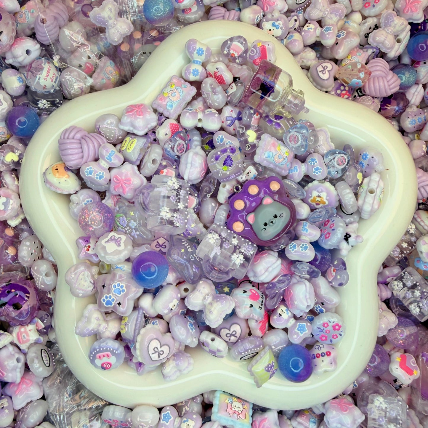 Purple Cat Beads