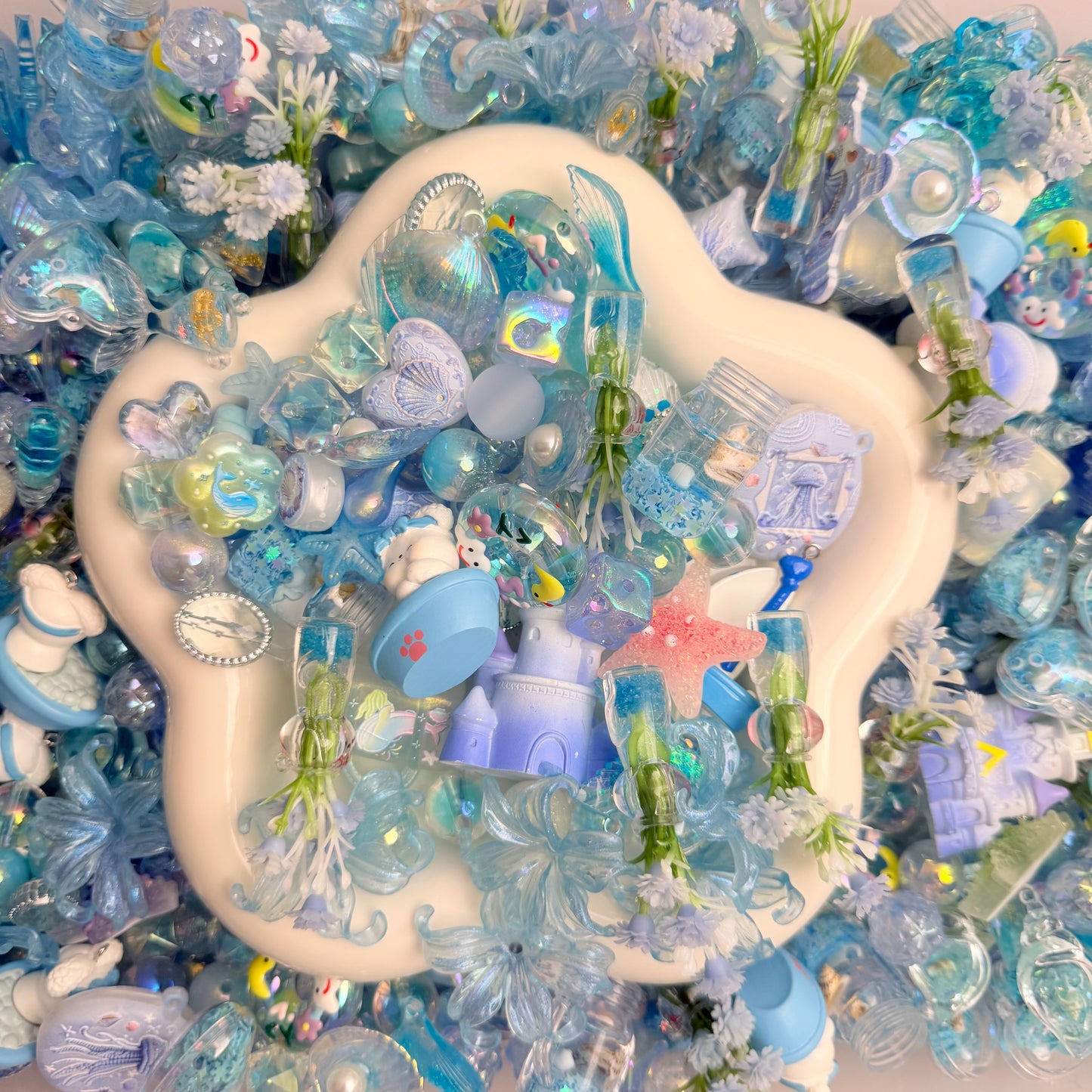 Glacier Mermaid Mist  Beads