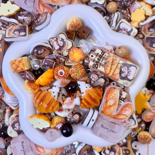 Warm Bakery Charms Beads