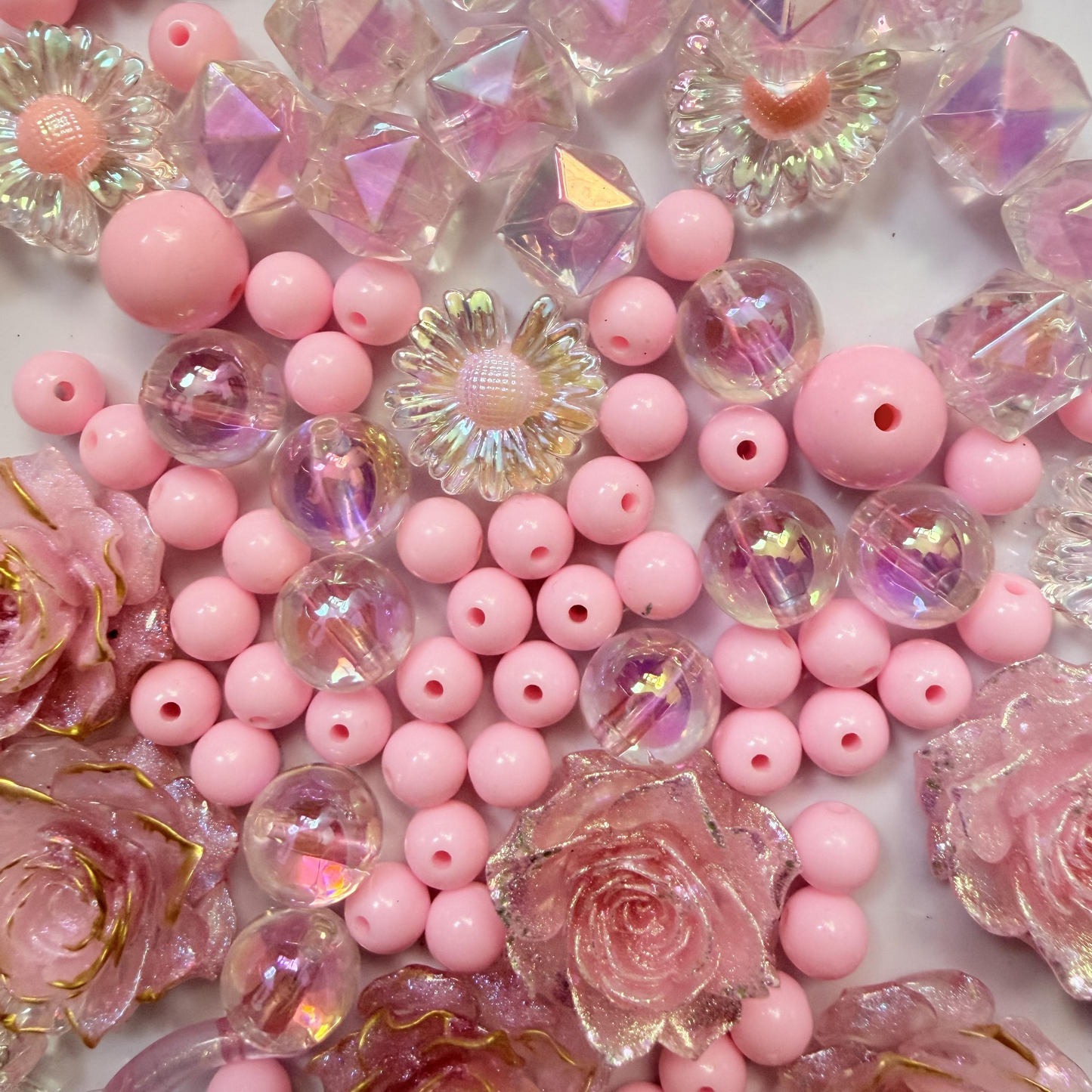 Live-stream mixed acrylic bead sale