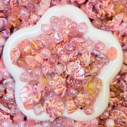 Peach Blossom Fox Beads